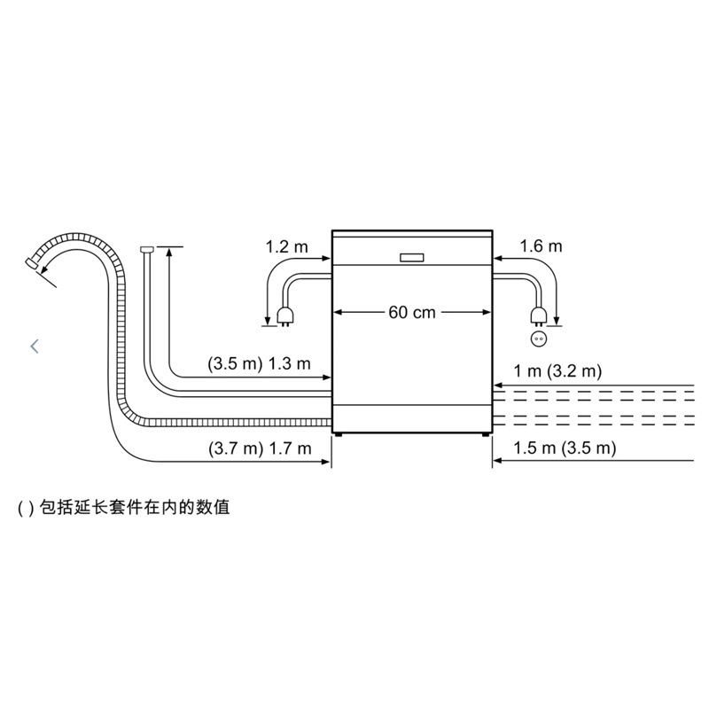 西门 子 SJ63HX00KC新品洗碗机12套嵌入式家用家居互联