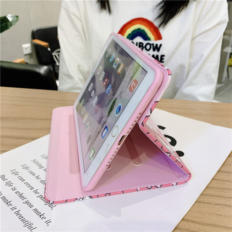魅爱琳 iPad Air4 10.9保护套可爱KT猫Pro11英寸苹果平板外壳彩绘翻盖智能休眠支架全包软套防摔潮时尚女