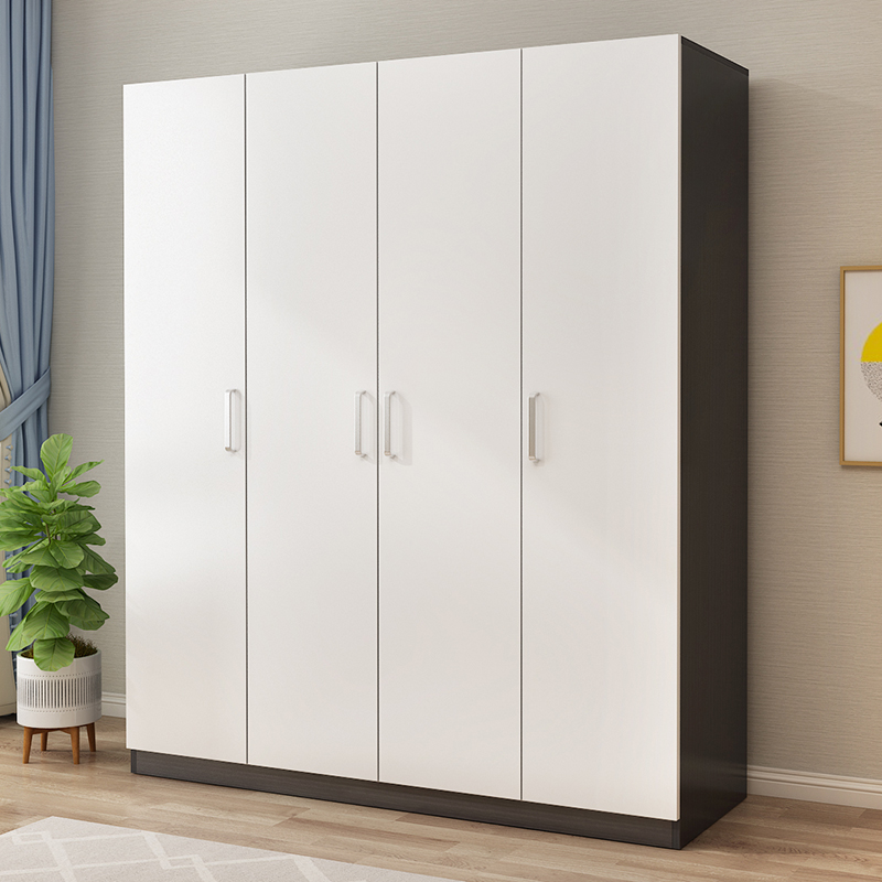 寻木匠衣柜现代简约实木板式组装出租房大衣橱卧室家用定制简易衣柜