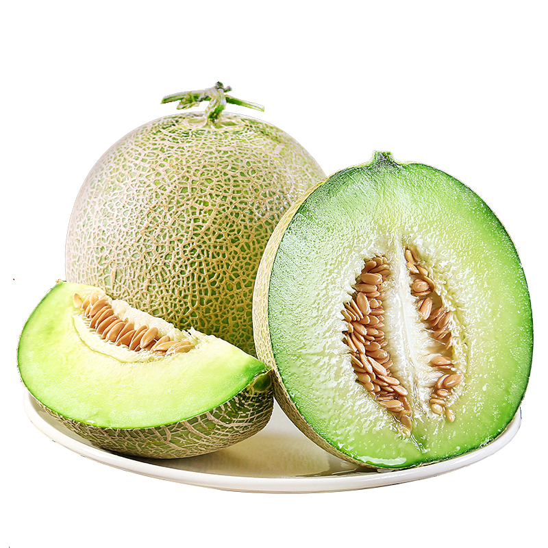 顺丰配送海南玖珑瓜2个装4斤左右西州蜜脆甜网纹蜜瓜香瓜新鲜水果