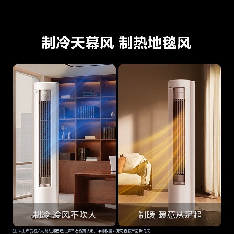 美的(Midea)空调立式柜机4匹酷省电Ultra家用一级能效智能变频冷暖客厅官方正品KFR-88LW/N8KS1-1U图片