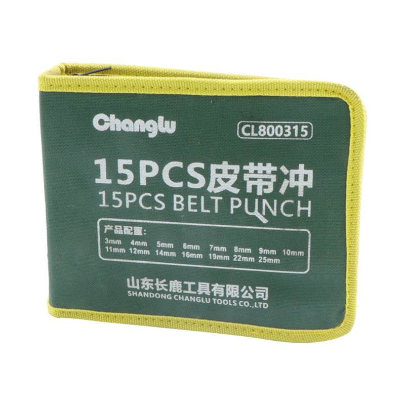长鹿15PCS皮带冲 800315. 15PCS 套高清大图