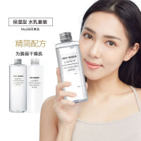 日本直邮【保湿型】MUJI无印良品 水乳套装200ml+200ml面部护肤套装礼盒 控油补水滋润 各种肤质通用 日本进口