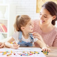 得力画笔小学生美术绘画涂色油画棒36色幼儿园安全水溶性可洗画画蜡笔油画笔彩绘棒无毒可水洗6964