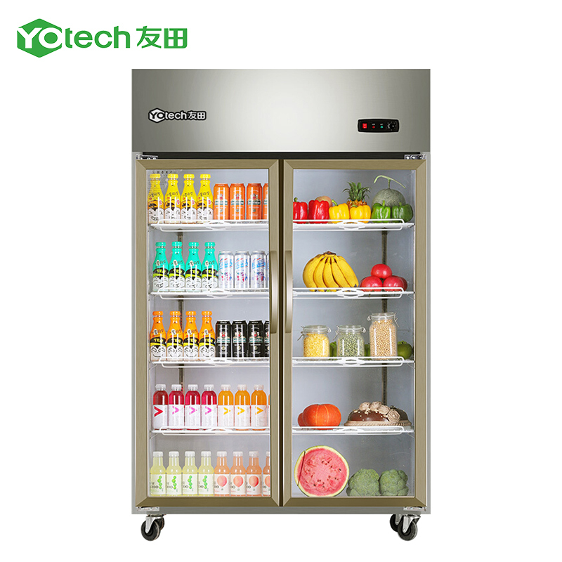 友田youtian商用冰箱酒店饭店厨房冰柜冷柜大容量立式冷藏餐饮店冷藏