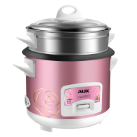 AUX/奥克斯 CFXB50-5M电饭煲不粘电饭锅正品家用1-3-5-6-8人老式蒸煮一键多用大容量机械式电饭锅 5L