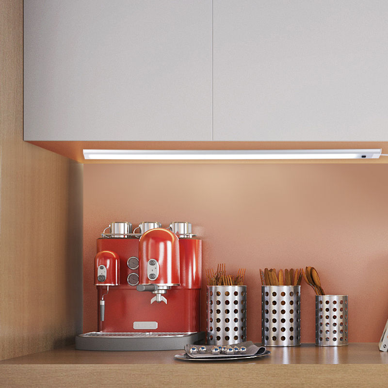 带充电无线led粘贴壁橱厨房补光衣柜灯条长条壁灯