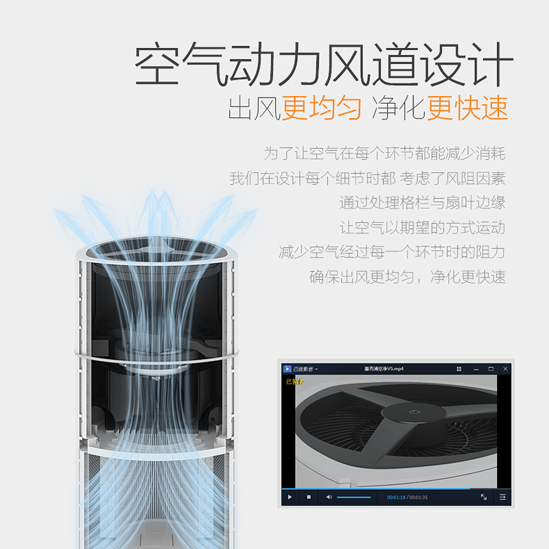 惠而浦空气净化器WA-5101SFK家用除甲醛净化香薰空气净化器
