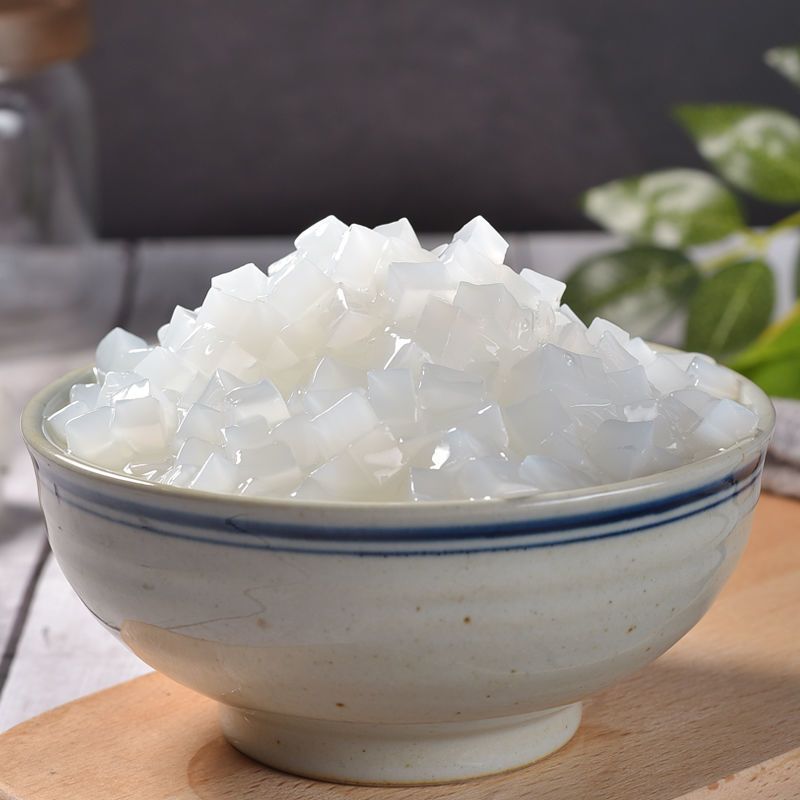 原味椰果粒批发方块椰果肉奶茶店专用原料冰粥刨冰水果捞配料桶装