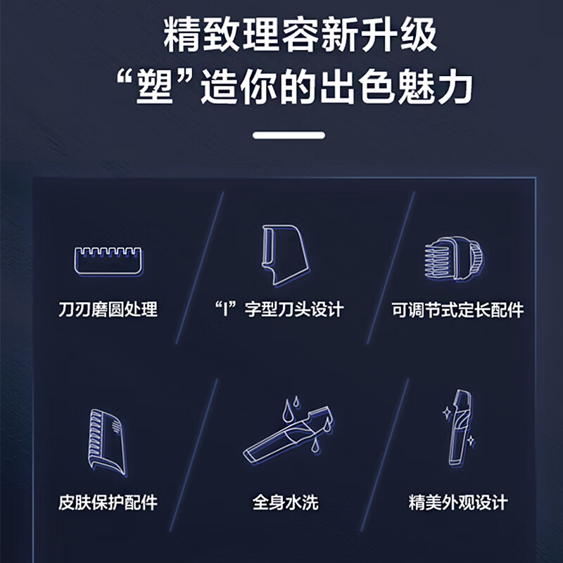 松下(Panasonic)男士剃毛器私处电动剃毛刀脱毛器刮毛刀脱毛仪全身适用全身水洗干湿两用ER-WGK8A高清大图