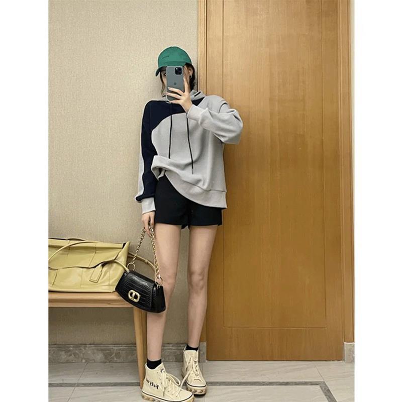 秋季卫衣女长袖韩版连帽百搭宽松外套2021张阿星新款学生女装上衣