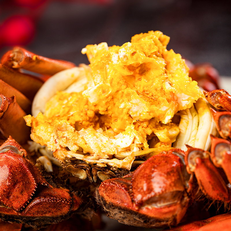 【礼券】今锦上弘悦系列 大闸蟹礼券 8888型 公蟹5.5两 母蟹4.0 共8只阳澄湖行业协会推荐高清大图