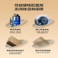美的除湿机家用抽湿机低音工业干燥机地下室内吸湿器祛湿除潮神器CF22BD/N1-DP7