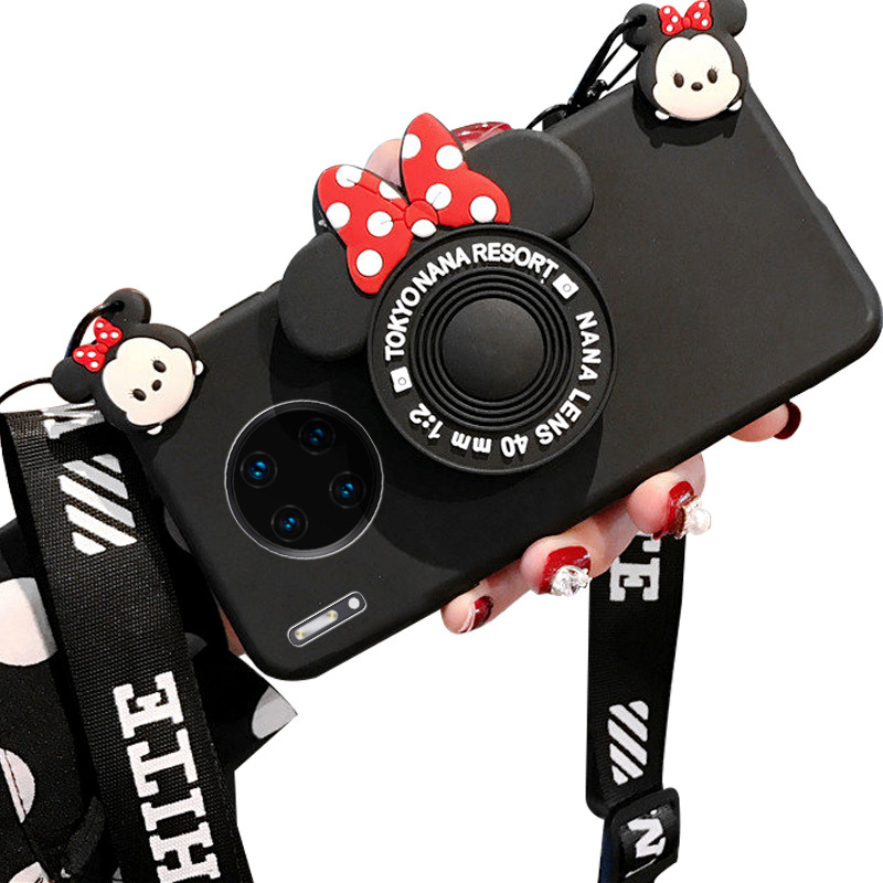 相机华为mate30手机壳30pro网红少女mate20/20x斜挎背包式20pro可背带