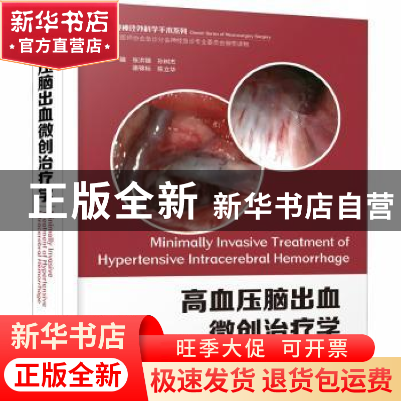 正版 高血压脑出血微创治疗学(精)/经典神经外科学手术系列 张洪高清大图