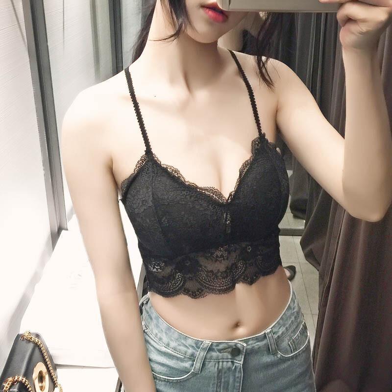 性感蕾丝带小背心美背抹胸带胸垫打底裹胸拢无钢圈内衣文胸薄