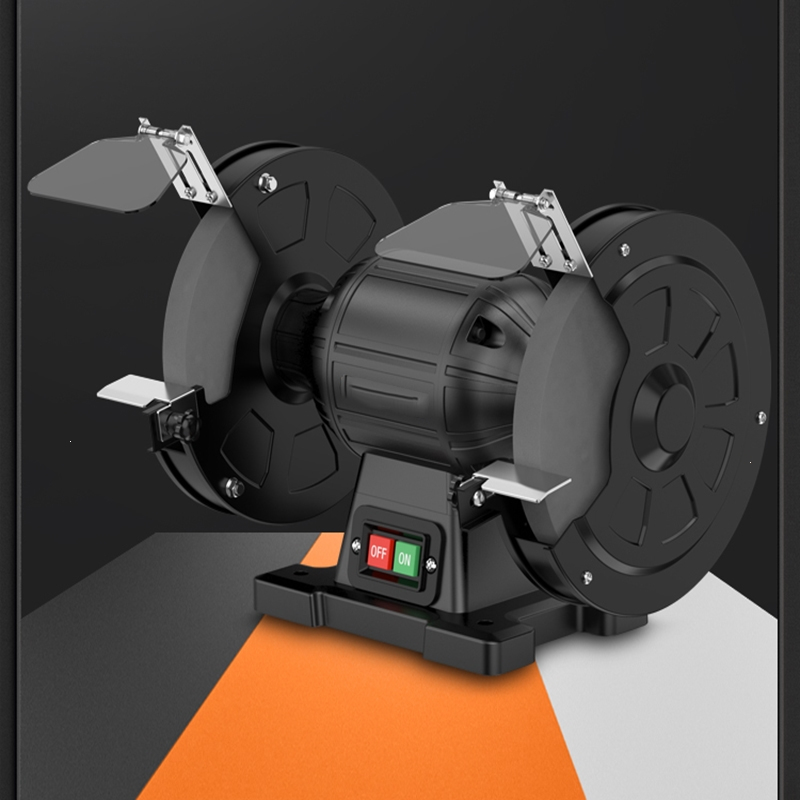 阿斯卡利台式砂轮机小型电动沙轮磨刀机专用打磨机家用迷你工业级防护