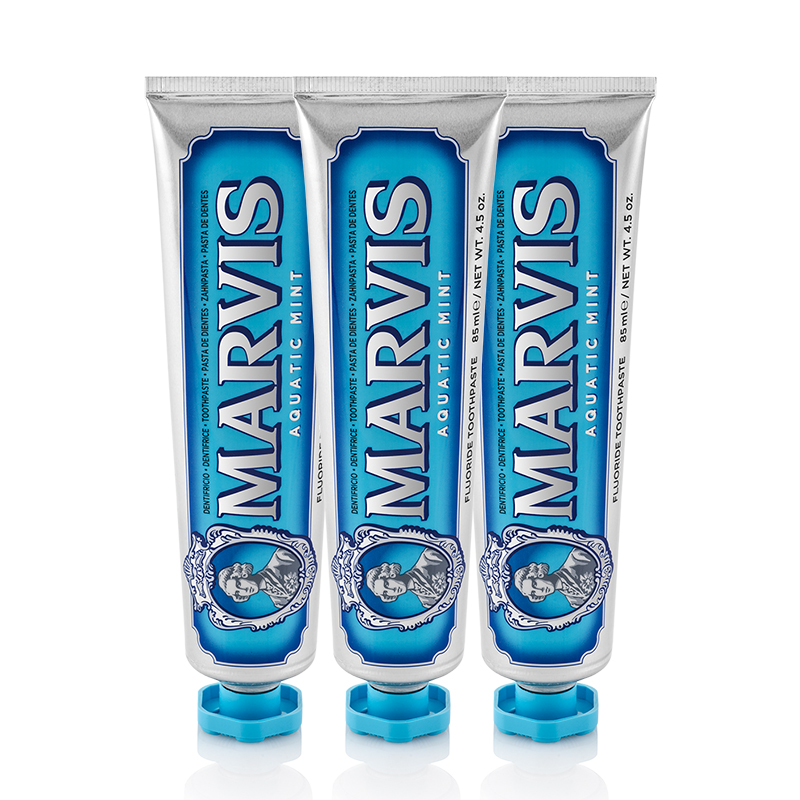 MARVIS玛尔仕海洋薄荷味牙膏(蓝色)85ml+85ml+85ml