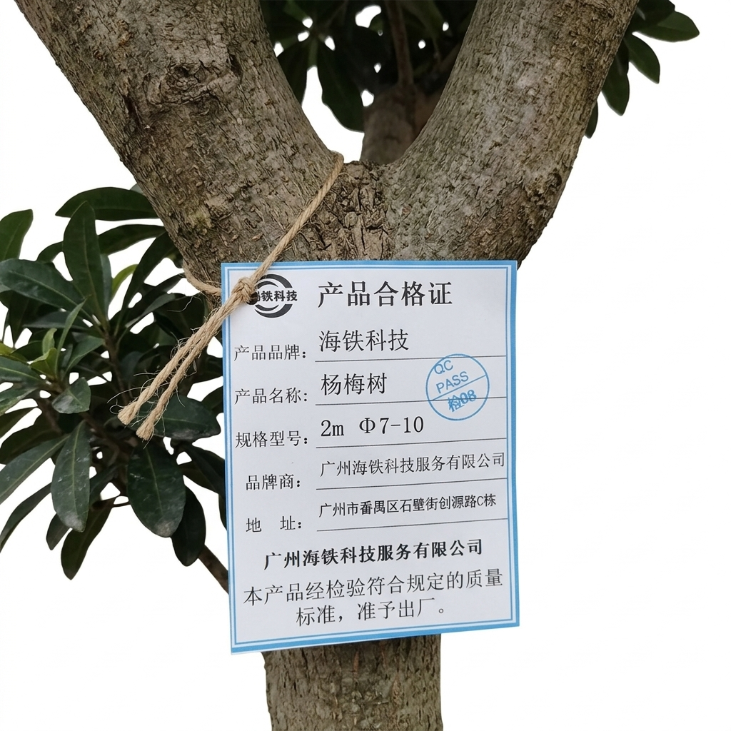 海铁科技杨梅树2m Φ7-10/颗高清大图