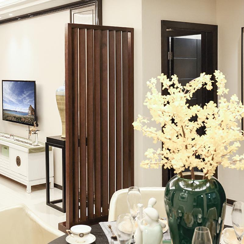 BONJEAN屏风隔断座屏实木现代时尚北欧日式移动屏风玄关客厅背景墙定制高清大图