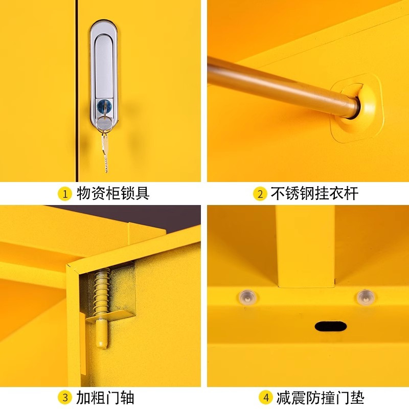 迅迈 高800*宽500*深350(mm)应急物资柜消防防汛器材存放防护用品柜钢制消防柜安全防护用品柜高清大图