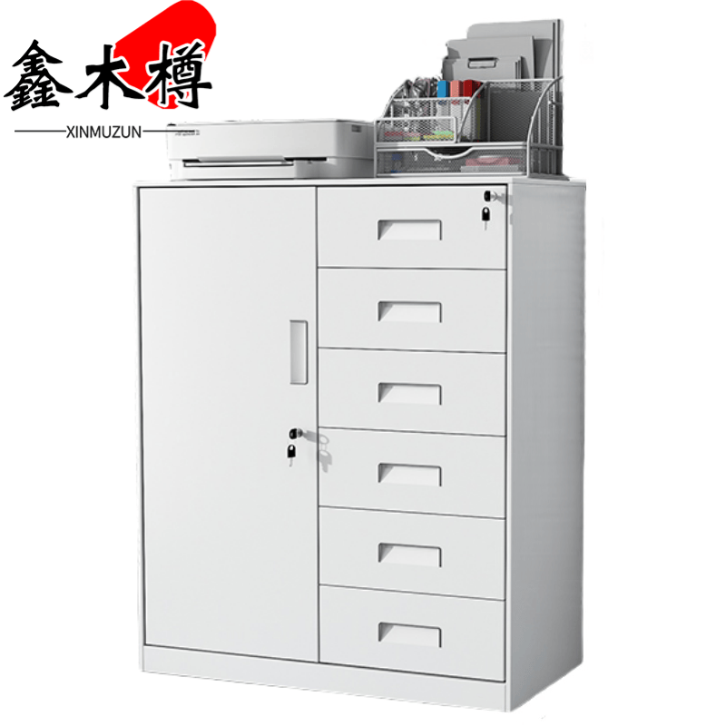 鑫木樽矮柜偏六抽台高清大图