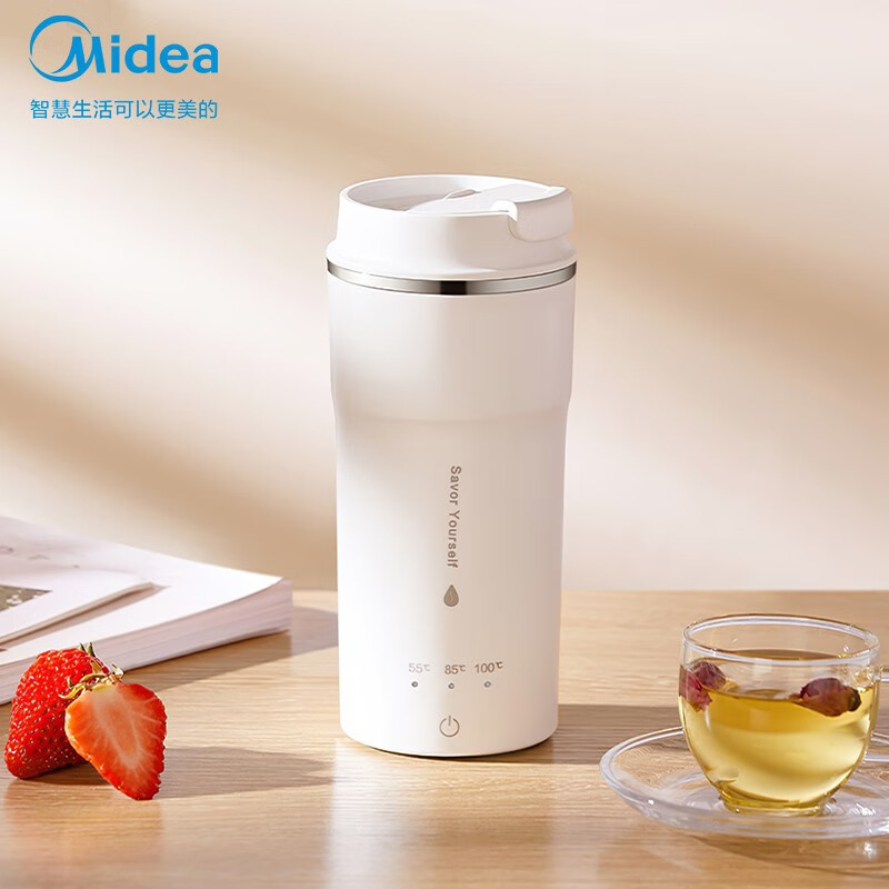 美的(Midea)电热水杯热水壶便携式烧水壶300ml小容量DB03X1-201(规格:台)