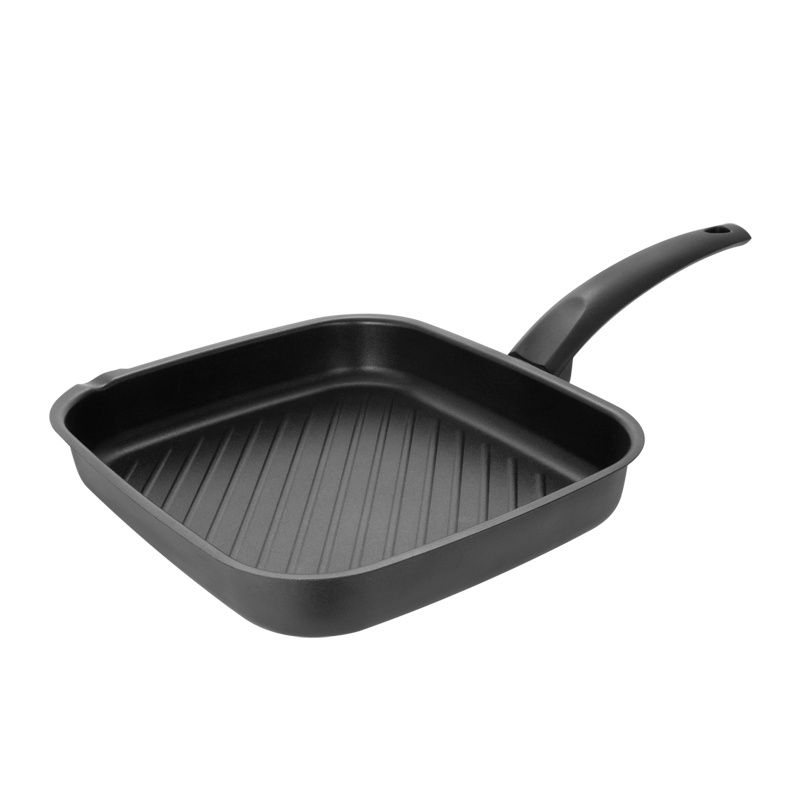 德铂Debo 柯蒂斯煎锅不粘锅24cm 黑色 DEP-755