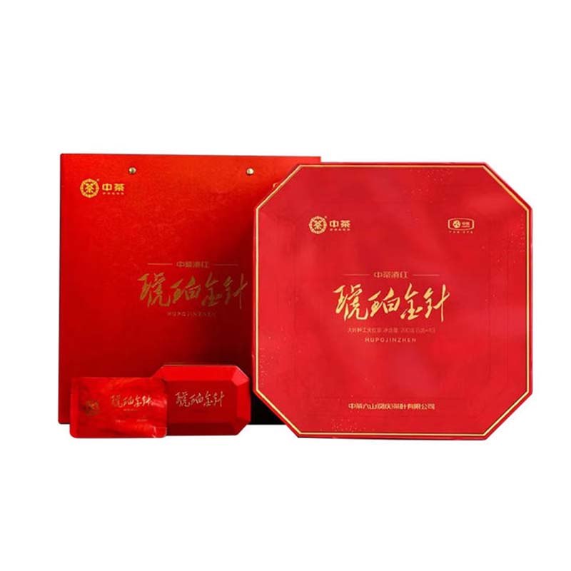 中茶琥珀金针大叶种工夫红茶礼盒装200g(单位:盒)新老包装随机发货
