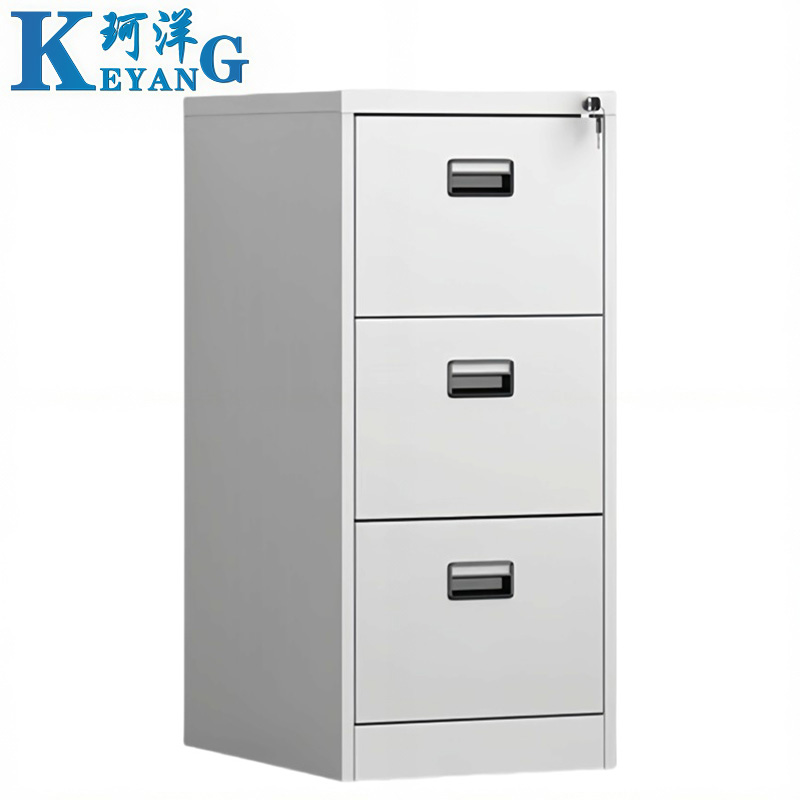 珂洋 A4抽屉柜 三斗(灰白色) 台高清大图