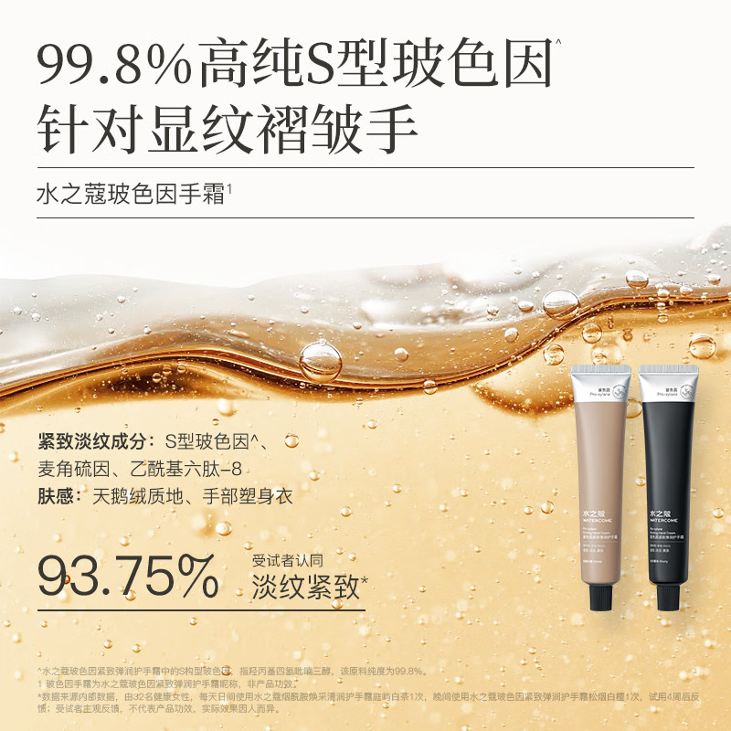 水之蔻 烟酰胺焕采清润护手霜 荒野玫瑰40g高清大图