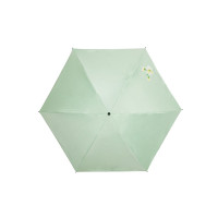 NAME.S 女式双面花朵超轻伞 黑胶涂层防紫外线晴雨两用伞 S29380001C浅绿色