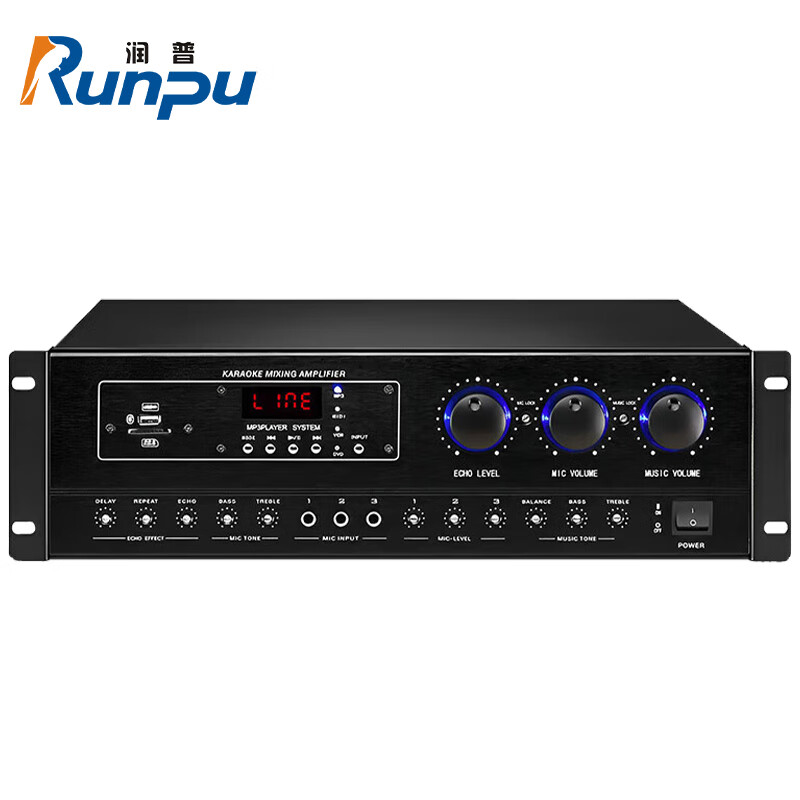 润普(Runpu)国产化专业音频音响合并功放设备套装RP-TZYG20高清大图