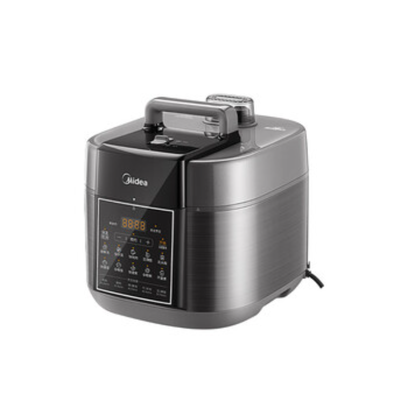 美的(Midea)电压力锅6L 双圆釜内胆8分钟快手菜一键排气24h智能预约上盖可拆高压锅 MY-C6530 ZH高清大图