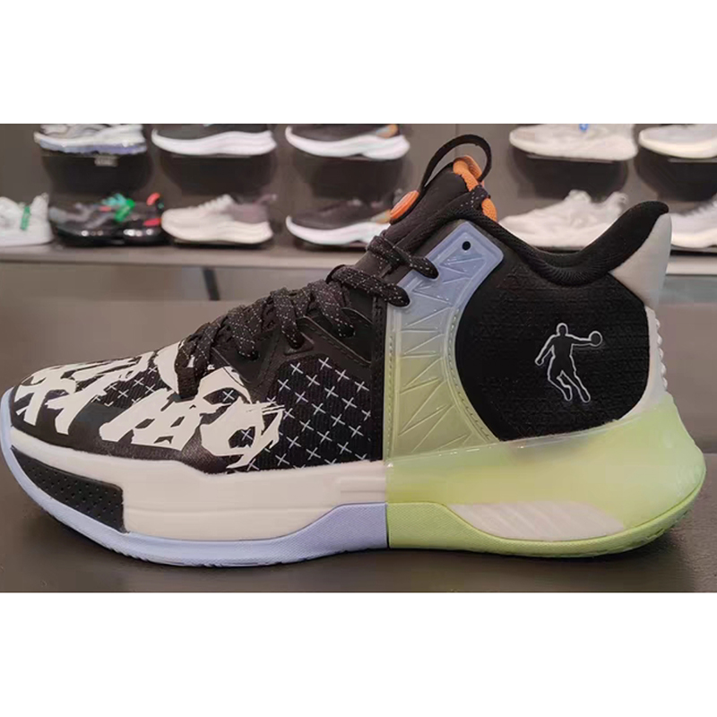 乔丹战戟5代回弹科技篮球鞋男鞋运动鞋男防滑耐磨实战球鞋AM43220102高清大图