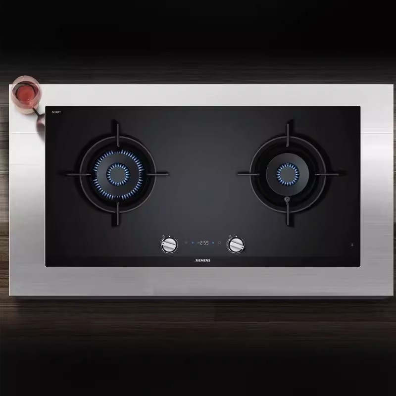 西门子 ER9SP231MQ 燃气灶 天然气 带联动 家居互联 带定时蒸饭柜高清大图