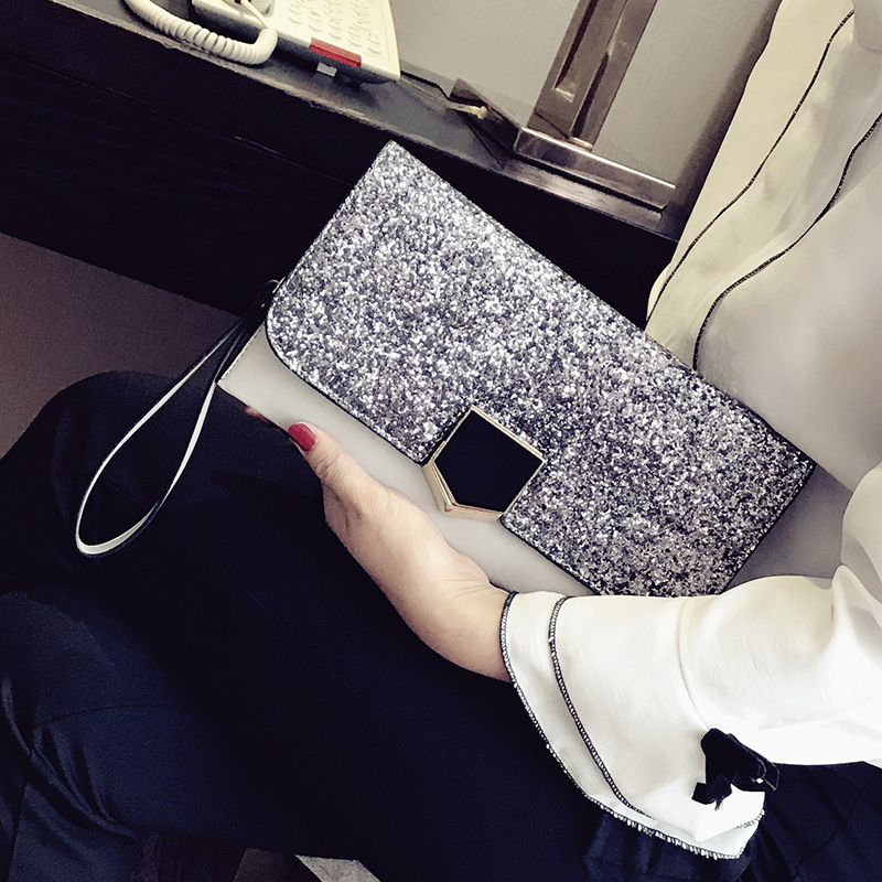 派尼美特新款女包宴会手抓包名媛信封包女手包女款包包韩版手拿包女潮