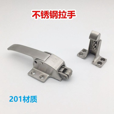 B03不锈钢拉手[201材质] 圆头开口钩 不锈钢烤箱门锁 烘箱把手拉手 拉手锁 冷柜门扣门锁蒸柜试验箱
