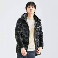 雪中飞亮面羽绒服男短款年新款加厚保暖冬装帅气潮流外套