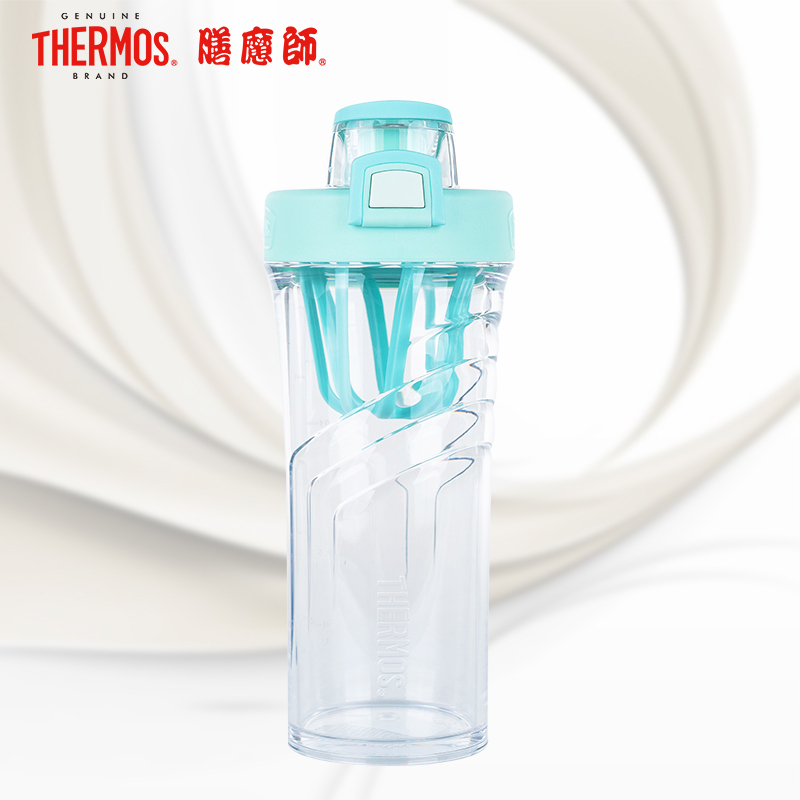 【时尚摇摇杯】（美国进口Tritan材质 膳魔师运动摇摇杯 TP4086 BG 710ml/塑料/不保温/THERMOS