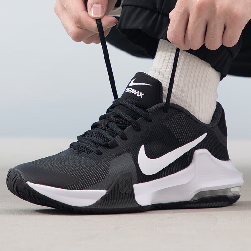 耐克（NIKE）男鞋运动鞋AIR MAX IMPACT 4气垫减震透气跑步鞋休闲鞋 DM1124-001高清大图