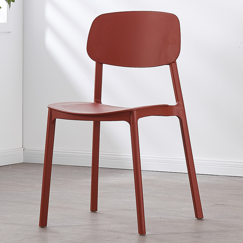 鑫环境加厚塑料北欧塑料餐椅现代简约家用靠背凳子书桌椅网红奶茶店