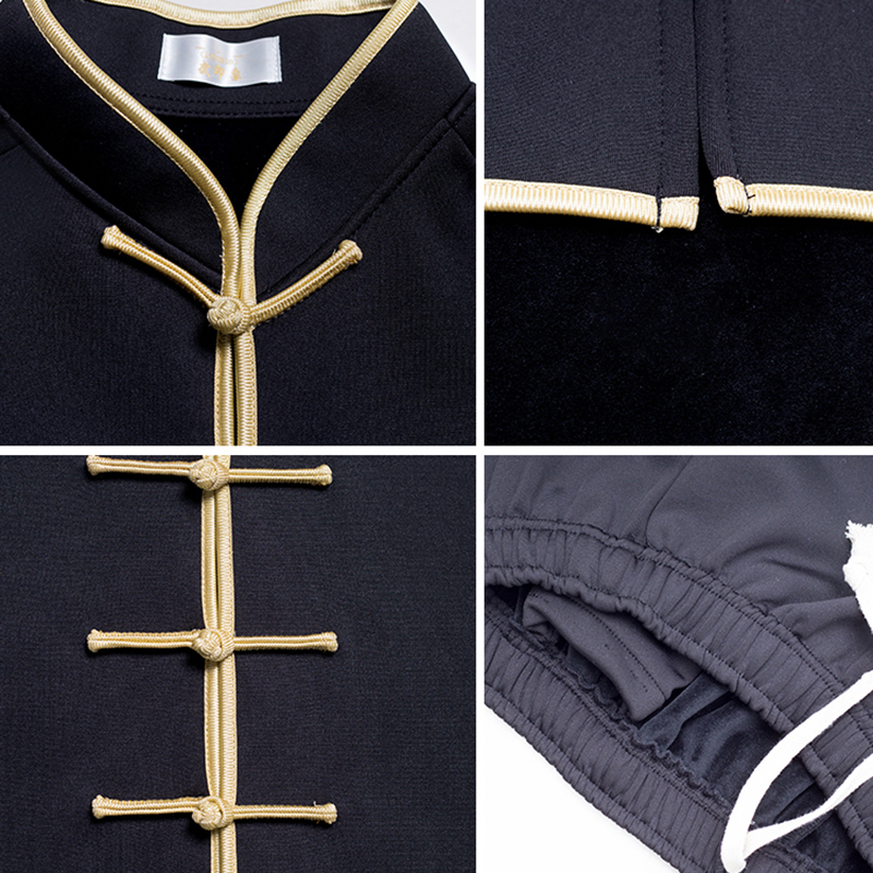 太极服女秋冬季加厚牛奶丝复合绒太极拳服装男武术服练功服武印象