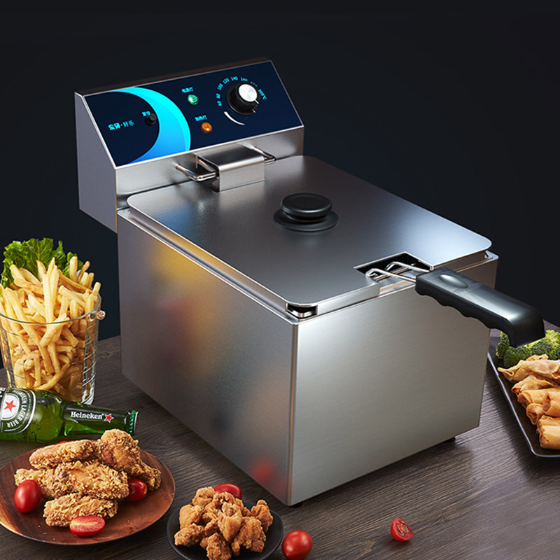 炸炉商用电油炸锅双缸大容量单缸古达商用温控炸薯条洋芋油条串锅ef