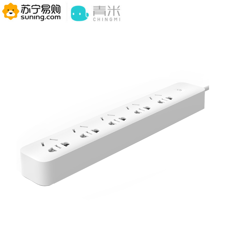 小米生态链青米(CHING MI)wifi智能5位2.2米总控插座 小米生态链接线板/插排/插线板