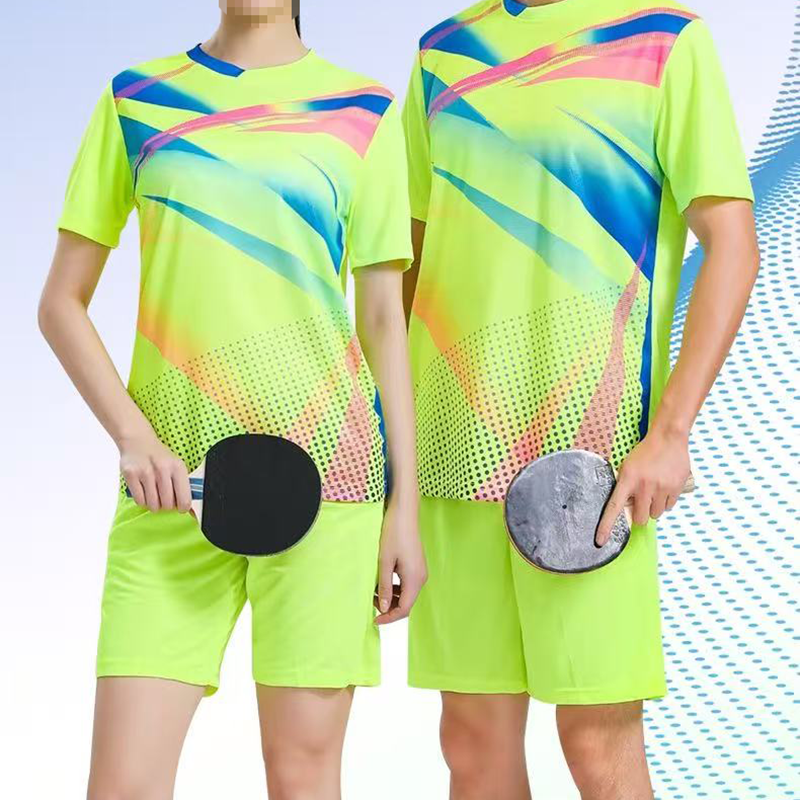 惠铁 羽毛球比赛球衣速干套装 印字 套高清大图