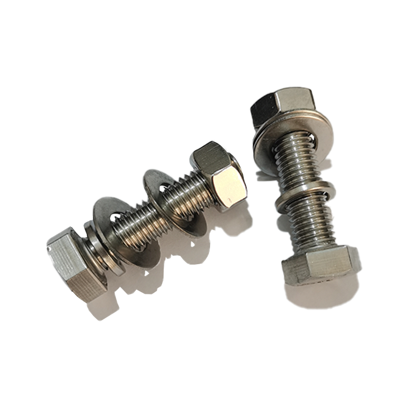 立伟铁牛不锈钢螺栓(含1母1弹垫2平垫)M14*55套高清大图