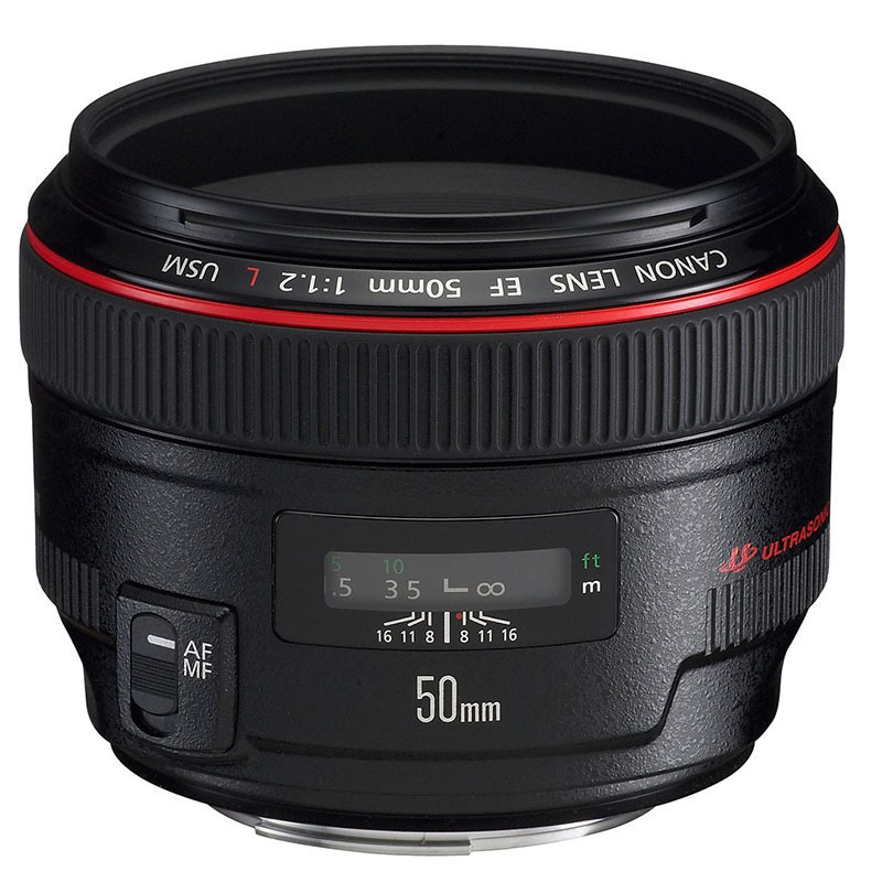 佳能EF 50mm f/1.2L USM全画幅单反数码相机镜头 佳能卡口 滤镜口径72mm 标准定焦