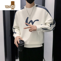 YANXU2023新款卫衣男款款痞帅感男装内搭打底休闲长袖T恤上衣