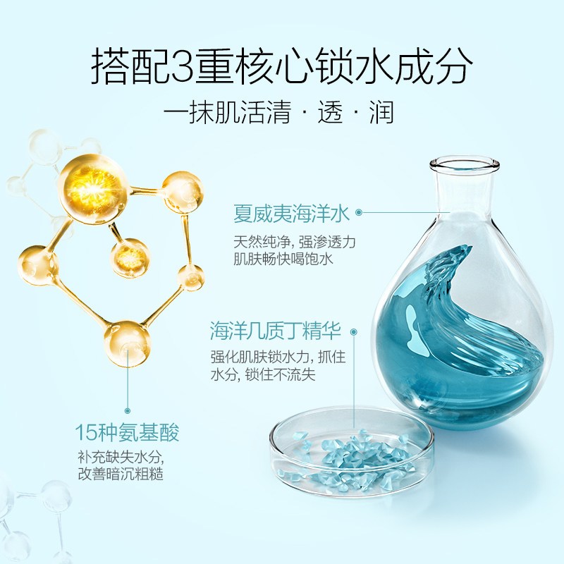 珀莱雅 水动力盈润乳 - 新升级 100ml高清大图